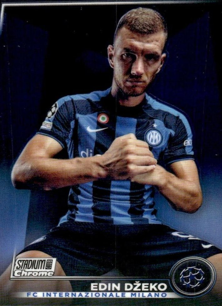 Edin Džeko 2022 Topps Stadium Club Chrome UEFA 94
