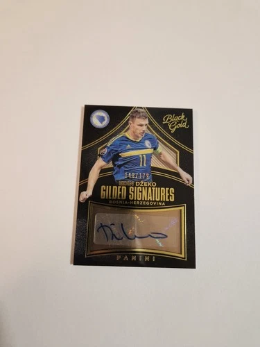Edin Dzeko 2016 Panini Black Gold /179