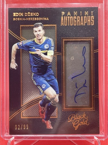 Edin Dzeko 2016 Panini Black & Gold Soccer Bronze /99