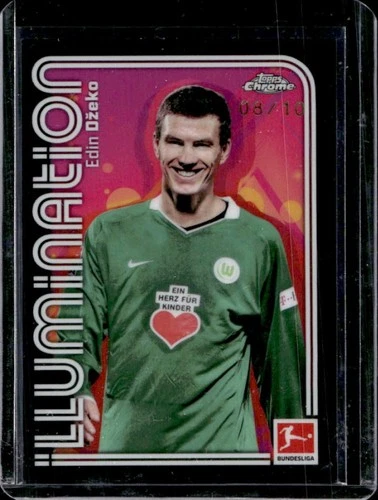Edin Dzeko 2025 Topps Chrome Black Refractor /10