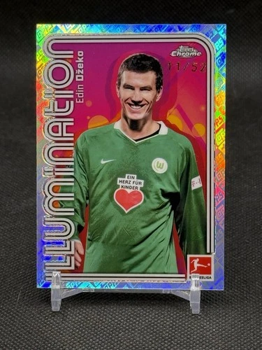 Edin Dzeko 2025 Topps Chrome Bundesliga ToppsFractor /52