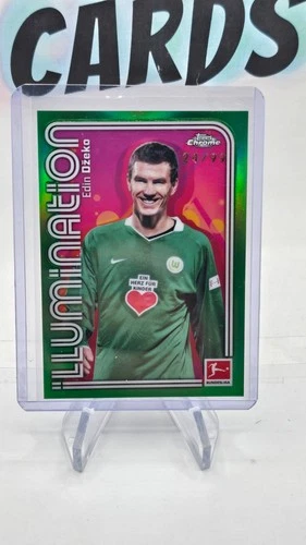 Edin Dzeko 2025 Topps Chrome Green /99