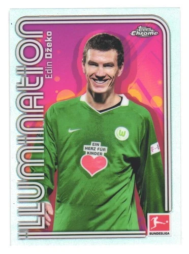 Edin Dzeko 2025 Topps Chrome Illuminazione