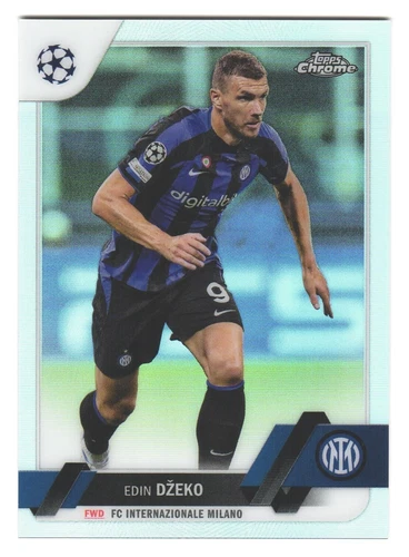 Edin Dzeko 2022 Topps Chrome Refractor