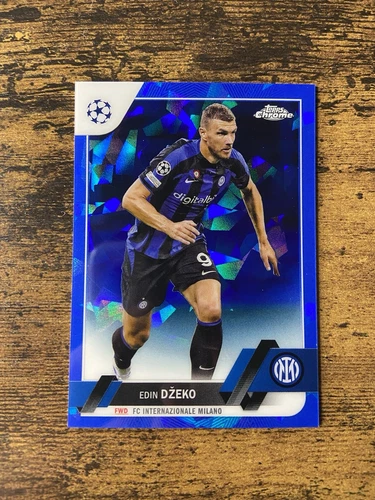Edin Dzeko 2022 Topps Chrome Sapphire