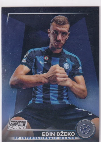 Edin Dzeko 2022 Topps Chrome Stadium Club
