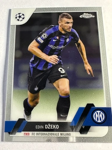 Edin Dzeko 2022 Topps Chrome UEFA UCL
