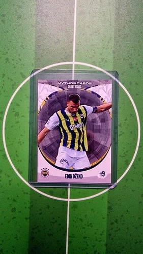 Edin Dzeko 2023 Mythos Cards Derby Stars Gray /50