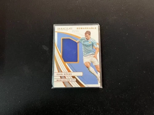 Edin Dzeko 2021 Panini Immaculate Soccer /49