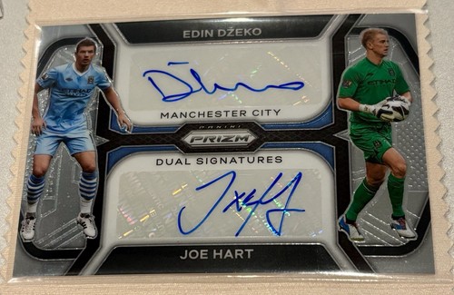 Edin Dzeko, Joe Hart 2023 Panini Prizm Premier League