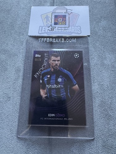 Edin Dzeko 2023 Topps Knockout /25