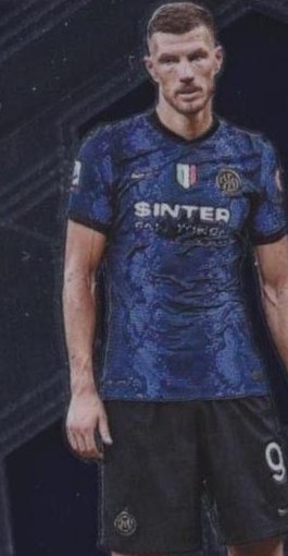 Edin Dzeko 2021 Panini Mosaic Serie A
