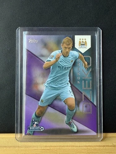 Edin Dzeko 2014 Topps Premier Purple /50