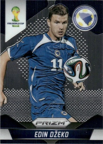 Edin Dzeko 2014 Panini Prizm Blue
