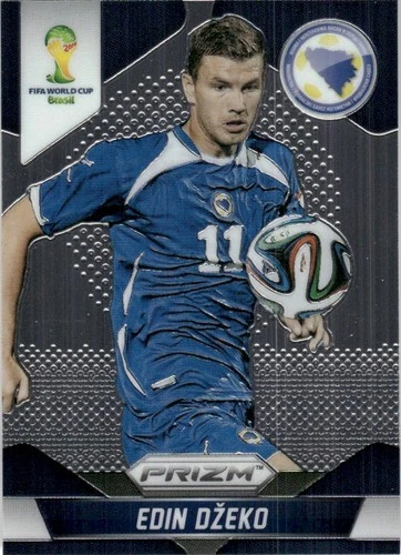 Edin Dzeko 2014 Panini Prizm Blue