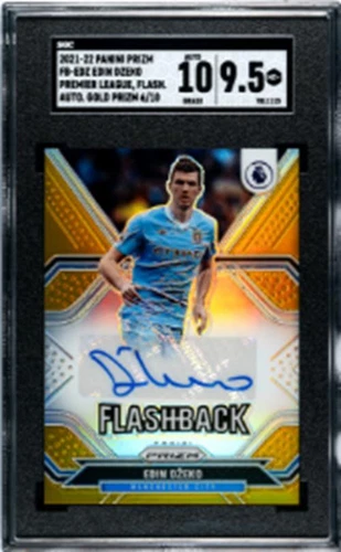 Edin Dzeko 2021 Panini Prizm Oro /10