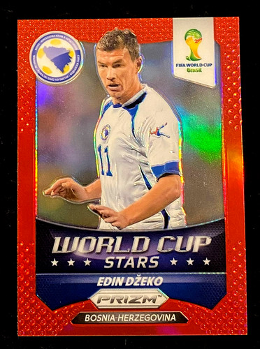 Edin Dzeko 2014 Panini Prizm Red Prizm /149