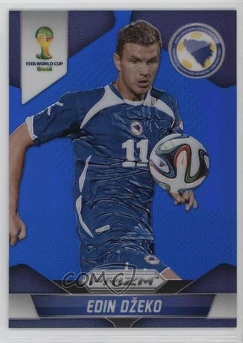 Edin Dzeko 2014 Panini Prizm World Cup Blue Prizm /199