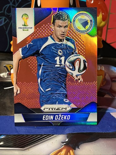 Edin Dzeko 2014 Panini Prizm World Cup Red Prizm /149