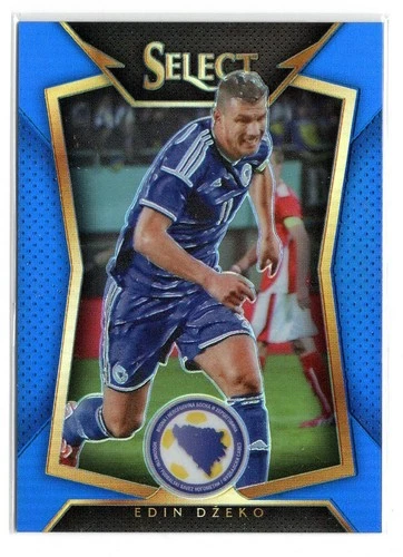 Edin Dzeko 2015 Panini Select Blue Prizm /299