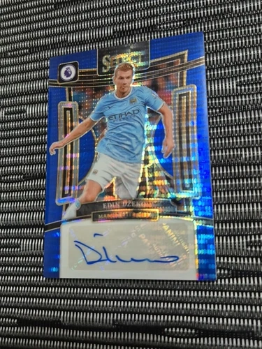 Edin Dzeko 2023 Panini Select Pulsar Blue