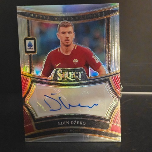 Edin Dzeko 2024 Panini Select Serie A Silver Prizm