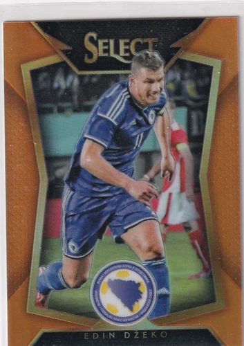 Edin Dzeko 2015 Panini Select Soccer Orange 84/149