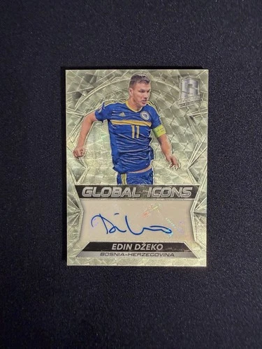 Edin Dzeko 2017 Panini Spectra Gold Vinyl 1/1