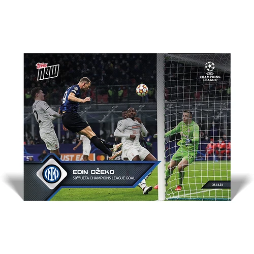 Edin Dzeko 2021 Topps Now UCL