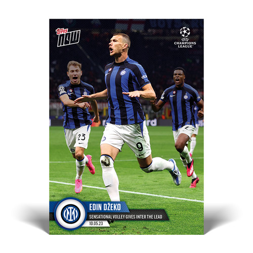 Edin Dzeko 2022 Topps NOW UCL