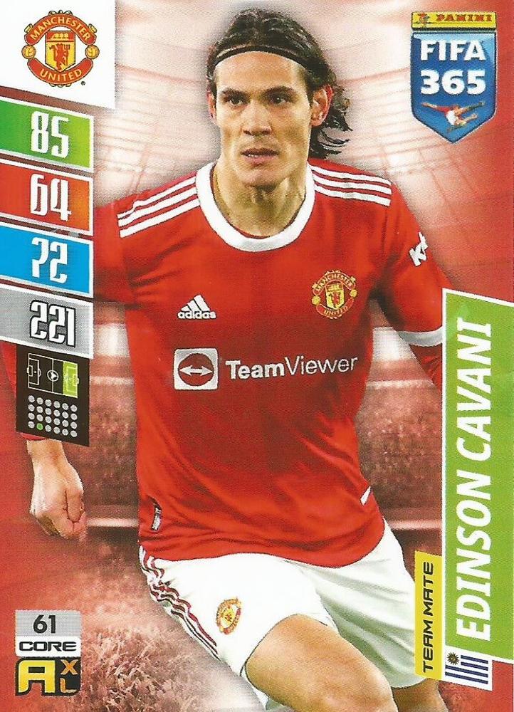 Edinson Cavani 2022 Panini Adrenalyn XL FIFA 365