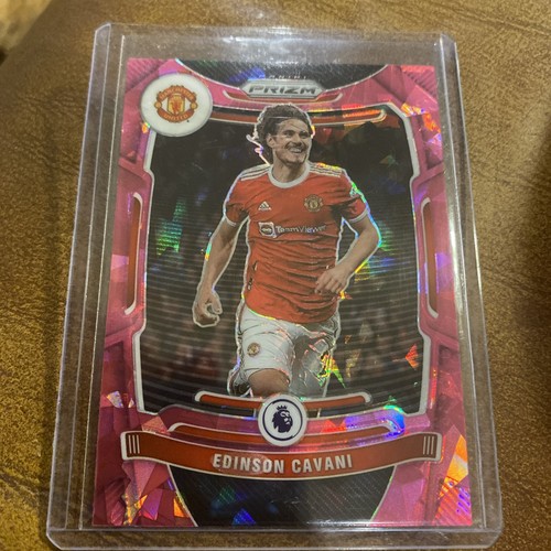 Edinson Cavani 2021 Panini Prizm Pink Cracked Ice
