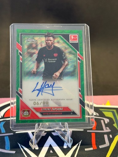 Edmond Tapsoba 2025 Topps Chrome Bundesliga Green /99