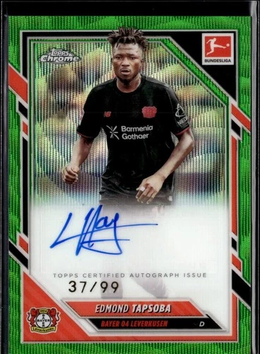 Edmond Tapsoba 2025 Topps Chrome Green Wave /99