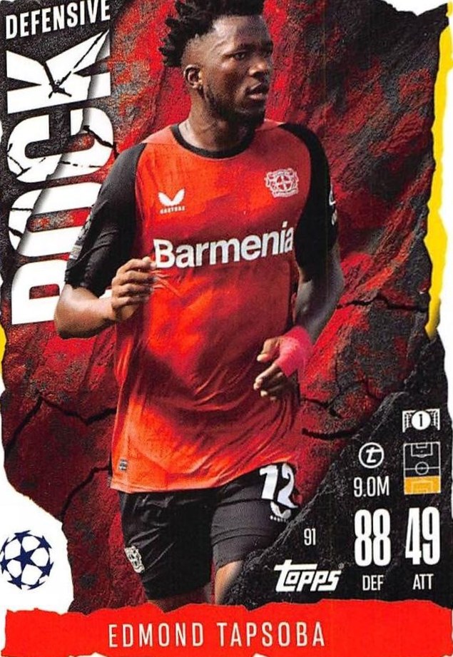 Edmond Tapsoba 2024 Topps Match Attax UEFA Club Competitions Extra