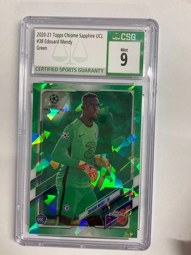 Edouard Mendy 2020 Topps Chrome Sapphire 73/75