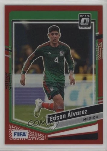 Edson Alvarez 2024 Panini Donruss FIFA Optic Red Prizm /299
