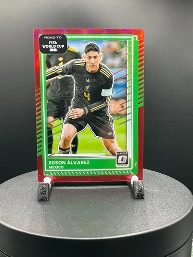 Edson Alvarez 2025 Panini Donruss FIFA World Cup Optic Red Prizm /199
