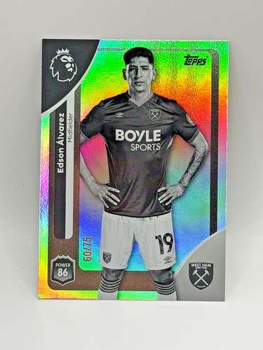 Edson Alvarez 2025 Topps Premier League /75