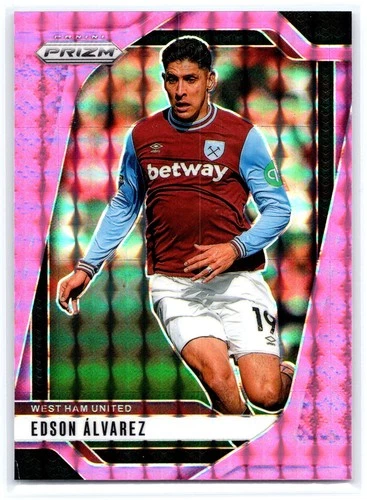 Edson Alvarez 2024 Panini Prizm Premier League Pink Mosaic