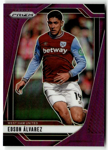 Edson Alvarez 2024 Panini Prizm Premier League Purple Prizm