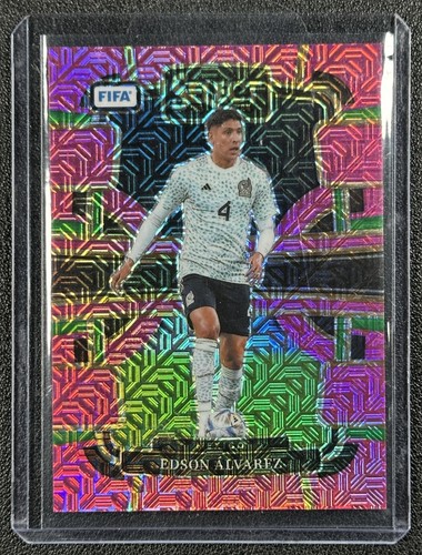 Edson Alvarez 2024 Panini Select FIFA Pink Mojo Prizm /199