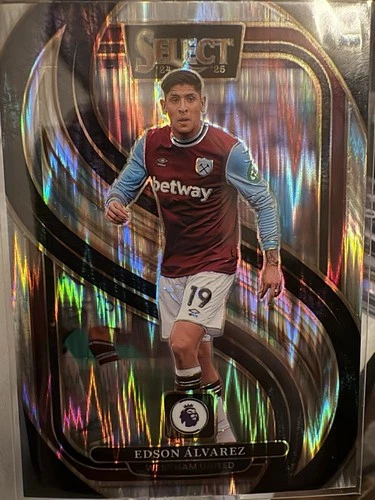 Edson Alvarez 2024 Panini Select Premier League Glitch Prizm