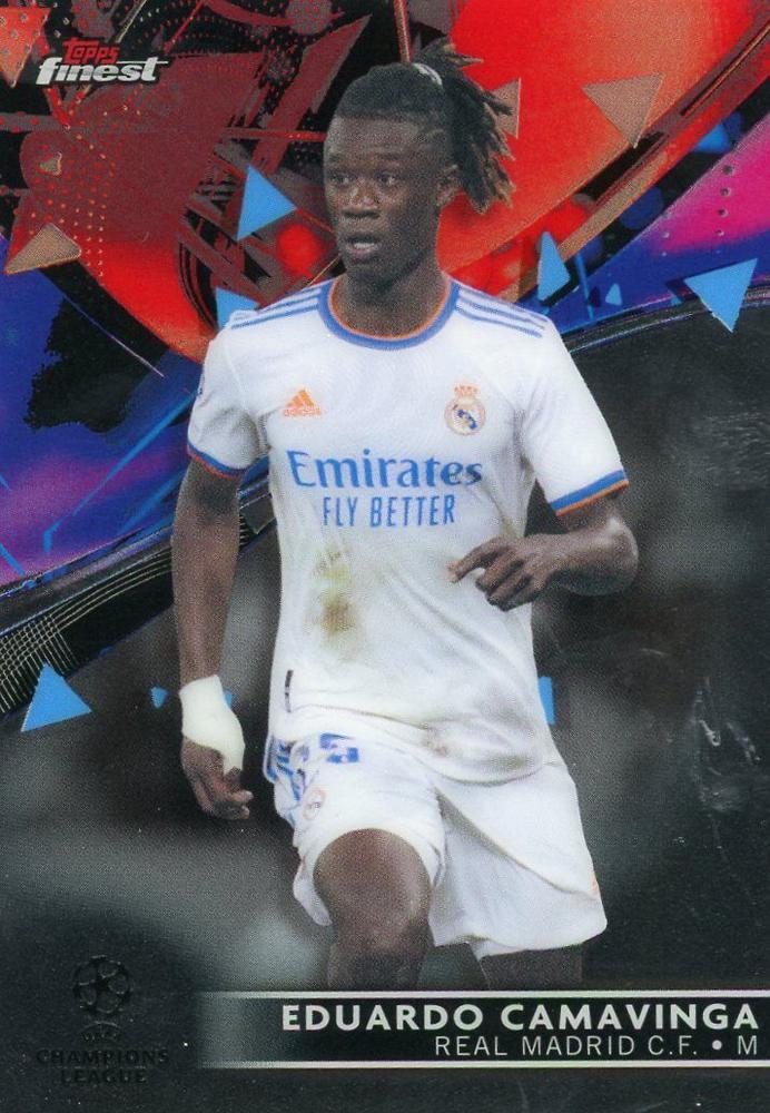 Eduardo Camavinga 2021 Topps Finest UEFA 28
