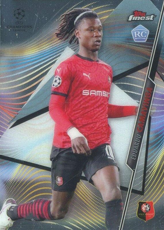 Eduardo Camavinga 2020 Topps Finest UEFA 71