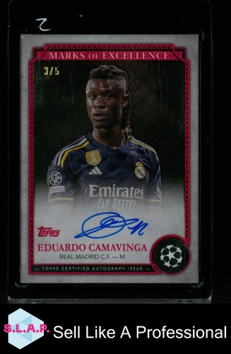 Eduardo Camavinga 2024 Topps Marks of Excellence 3/5