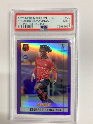 Eduardo Camavinga 2020 Topps Merlin Chrome 84/299