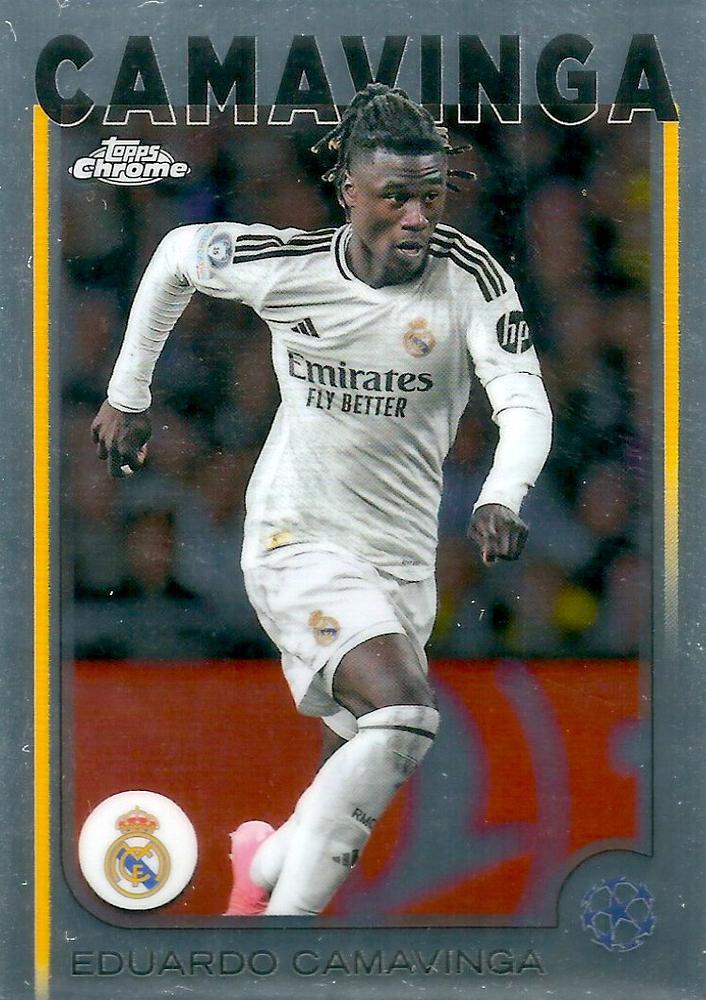 Eduardo Camavinga 2024 Topps Chrome UEFA Club Competitions