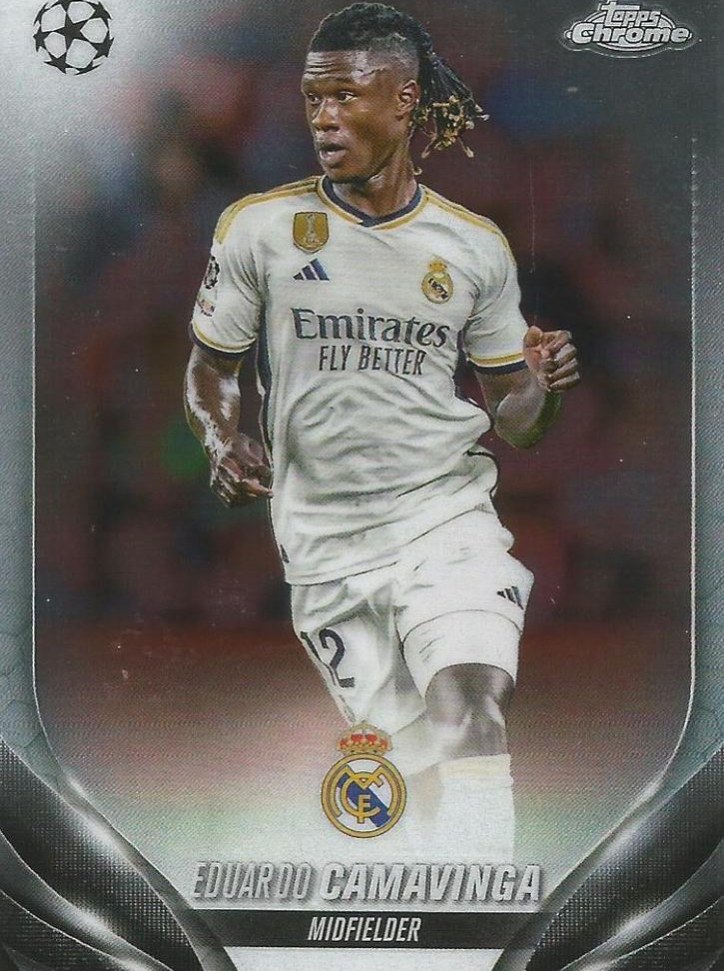 Eduardo Camavinga 2023 Topps Chrome UEFA Club Competitions
