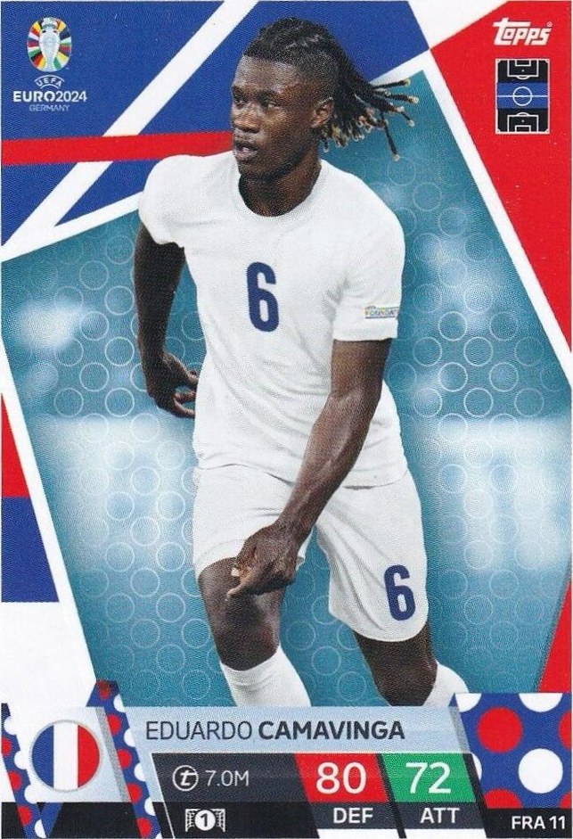 Eduardo Camavinga 2024 Topps Match Attax UEFA EURO